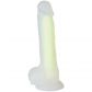 Baseks Glow in the Dark Gul Dildo 21,5 cm Produktbillede 3