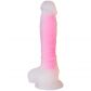 Baseks Glow in the Dark Pink Dildo 21,5 cm Produktbillede 1