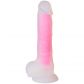 Baseks Glow in the Dark Pink Dildo 21,5 cm Produktbillede 3