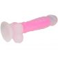 Baseks Glow in the Dark Pink Dildo 21,5 cm Produktbillede 4