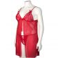 Nortie Gro Rød Blonde Babydoll Sæt Plus Size Produktbillede 7