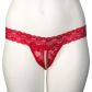 Nortie Malin Rød Bundløs Orgasme Perle G-streng Plus Size Produktbillede 6