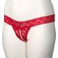 Nortie Malin Rød Bundløs Orgasme Perle G-streng Plus Size Produktbillede 7