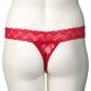 Nortie Malin Rød Bundløs Orgasme Perle G-streng Plus Size Produktbillede 8