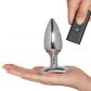 Nexus Cestos Aluminium Fjernbetjent Vibrerende Butt Plug Produktbillede med hånd 51