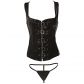 Strict Lace-Up Corsage og G-streng Produktbillede 6