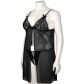 Nortie Gro Sort Blonde Babydoll Sæt Plus Size Produktbillede 7