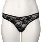 Nortie Siv Bundløs Sort Blonde G-streng Plus Size Produktbillede 6