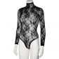 Nortie Riga Sort Blonde Bundløs Bodystocking Produktbillede 7