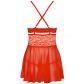Obsessive Rød Mesh Babydoll Sæt Produktbillede 4