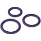 Sinful Passion Purple Penisring Sæt 3 stk Produktbillede 2