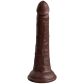 King Cock Elite Dual Density Brun Silikone Dildo 21 cm Produktbillede 2