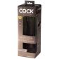 King Cock Elite Dual Density Brun Silikone Dildo 21 cm Emballagebillede 90