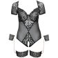 Cottelli Bondage Bundløs Blonde Body med Manchetter Plus Size Produktbillede 3