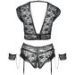 Cottelli Bondage Bundløst Sæt med Manchetter Plus Size Produktbillede 4