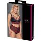 Cottelli Curves Rød Blonde BH Sæt Plus Size Emballagebillede 90