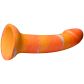 baseks Orange Sunset Silikone Dildo 18 cm Produktbillede 4