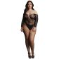 Le Désir Bundløs Rhinsten Teddy Plus Size Produktbillede 1