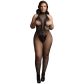 Le Désir Sort Halterneck Catsuit Plus Size Produktbillede 1