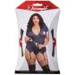 Dreamgirl Lieutenant Lusty Politikostume Plus Size Emballagebillede 90
