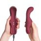 Rocks Off Ruby Glow Blush Fjernbetjent Vibrator Produktbillede med hånd 51