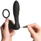 Ouch! Elektro og Vibrerende Butt Plug med Penisring Produktbillede med hånd 52