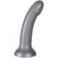 baseks Sparkling Silver Silikone Dildo 18 cm Produktbillede 2