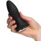 Satisfyer Rotator Plug 2+ App-Styret Roterende Vibrerende Anal Plug Produktbillede med hånd 50