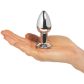 Sinful Rumble Smooth Vibrerende Butt Plug Produktbillede med hånd 50