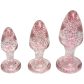 baseks Pink Glitter Butt Plug Sæt Produktbillede 1
