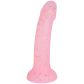 baseks Pink Starry Silikone Dildo 18 cm Produktbillede 1