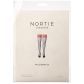 NORTIE Wilderness Selvsiddende Strømper med Rød Blondekant Plus Size Emballagebillede 90