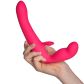 Happy Rabbit Strapless Strap-on Rabbit Vibrator Produktbillede med hånd 50