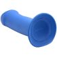 Squeeze-It Squeezable Blå Dildo 18,5 cm Produktbillede 4