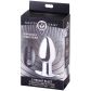 Master Series Chrome Blast Stor Fjernbetjent Butt Plug Emballagebillede 90