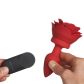 Booty Sparks Rose Vibrerende Butt Plug Small Produktbillede med hånd 51