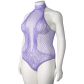 NORTIE Fryd Very Peri Bundløs Bodystocking Plus Size Produktbillede 5