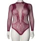NORTIE Clover Bundløs Bordeaux Bodystocking Plus Size Produktbillede 4