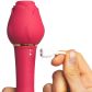 Tracy's Dog Rose Wand Lufttryks Stimulator Produktbillede med hånd 51