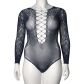 NORTIE Siggy Night Blue Bodystocking Plus Size Produktbillede 4