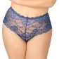 Nortie Evening-Promise Night Blue Højtaljet Hipster Plus Size Produktbillede på model 0