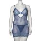Nortie Morning Glory Chemise Sæt Night Blue Plus Size Produktbillede 5