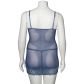Nortie Morning Glory Chemise Sæt Night Blue Plus Size Produktbillede 7