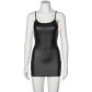 NORTIE Fetish Wetlook Minikjole Produktbillede 5