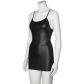NORTIE Fetish Wetlook Minikjole Produktbillede 6