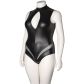 NORTIE Fetish Wetlook Bundløs Body Plus Size Produktbillede 6