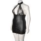 NORTIE Fetish Wetlook Kjole med Keyhole Cutout Plus Size Produktbillede 5
