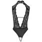 Abierta Fina Sort Halterneck Body Produktbillede 4