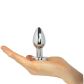 Anos Heavy Metal Butt Plug med Vibrationer Produktbillede med hånd 50