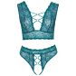 Cottelli Turkis Bh Sæt Plus Size Produktbillede 3